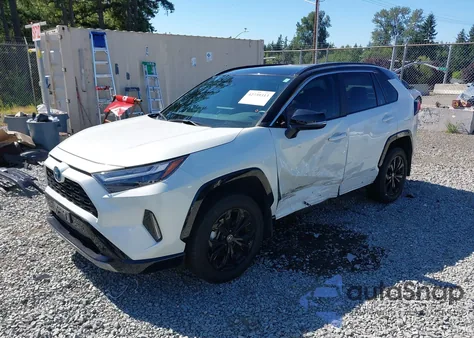 2022 Toyota Rav4 Hybrid Xse z USA, uszkodzony, nr VIN 4T3E6RFV8NU083868